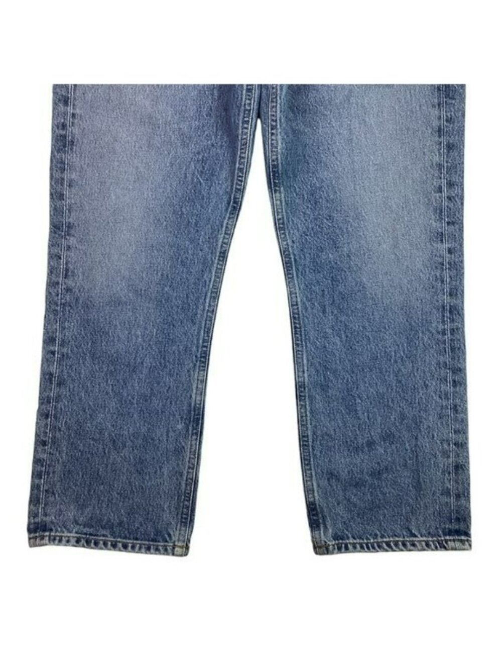 A Gold E Womens High-Rise Relaxed Straight-Leg Jeans In Medium Wash Size 31 100% - Picture 9 of 12